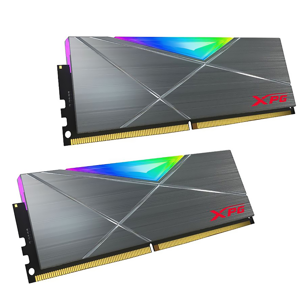 Memória RAM ADATA XPG Spectrix D50 DDR4 16GB (2x8GB) 3200MHz RGB - Cinza (AX4U32008G16A-DT50)