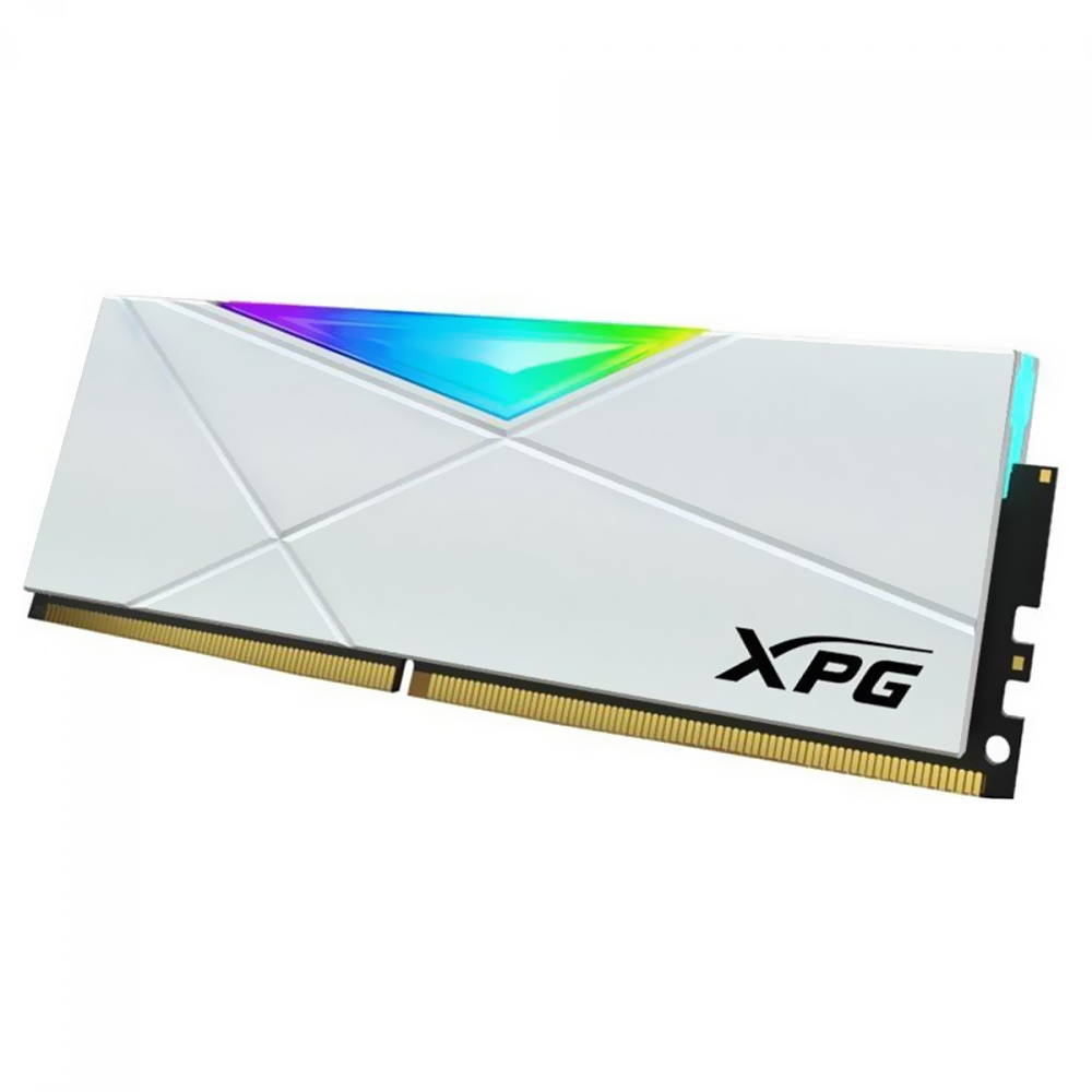 Memória RAM ADATA XPG Spectrix D50 DDR4 16GB 3200MHz RGB - Branco (AX4U320016G16A-SW50)