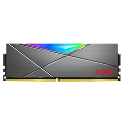 Memória RAM ADATA XPG Spectrix D50 DDR4 16GB 3200MHz RGB - Cinza (AX4U320016G16A-ST50)