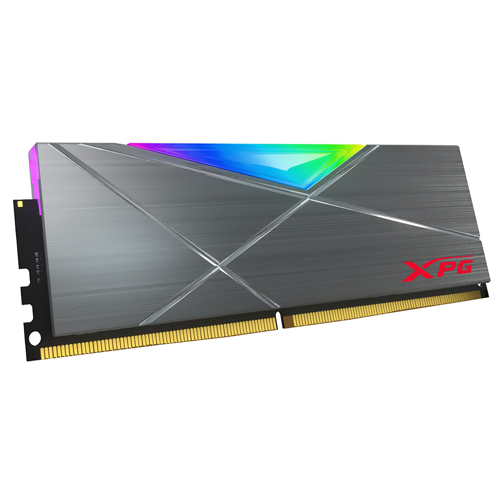 Memória RAM ADATA XPG Spectrix D50 DDR4 16GB 3200MHz RGB - Cinza (AX4U320016G16A-ST50)