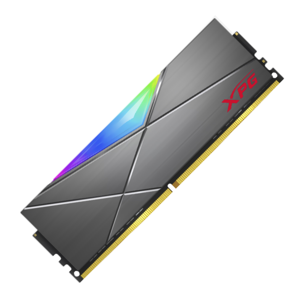 Memória RAM ADATA XPG Spectrix D50 DDR4 16GB 3200MHz RGB - Cinza (AX4U320016G16A-ST50)