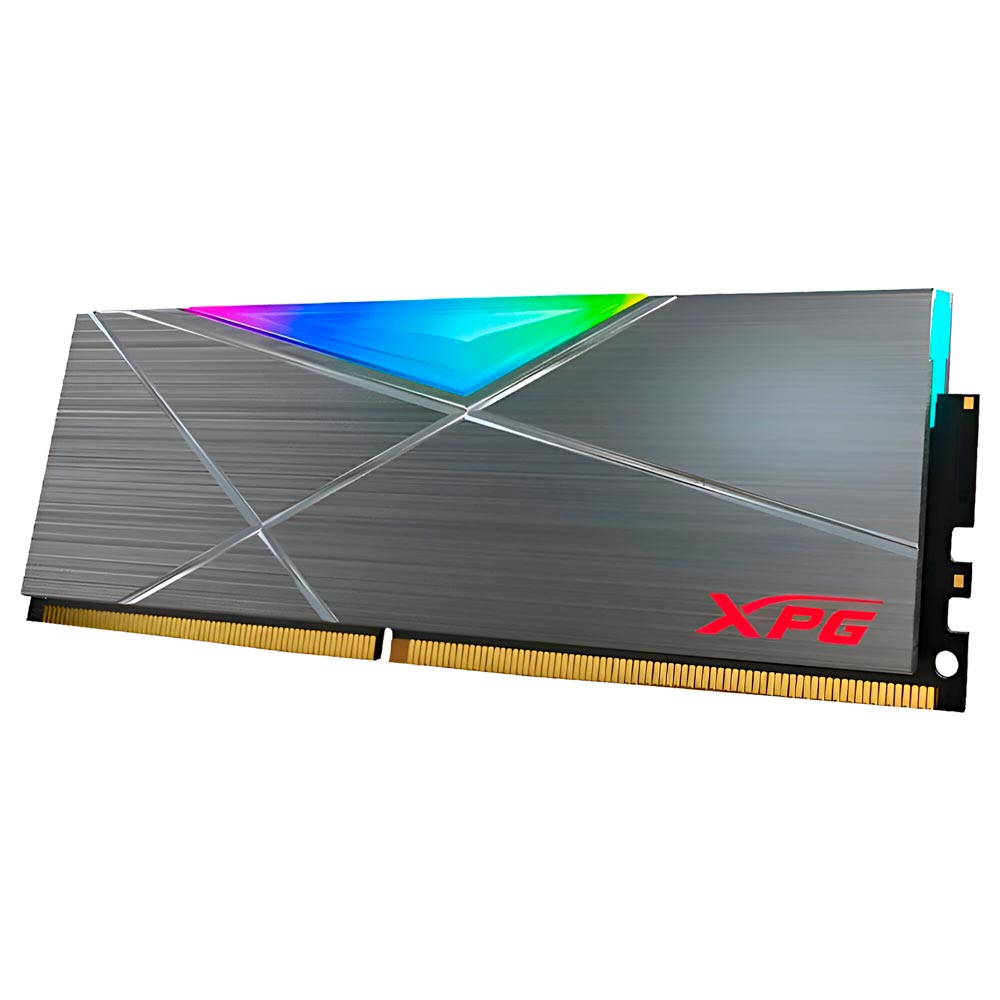 Memória RAM ADATA XPG Spectrix D50 DDR4 8GB 3200MHz RGB - Cinza (AX4U32008G16A-ST50)
