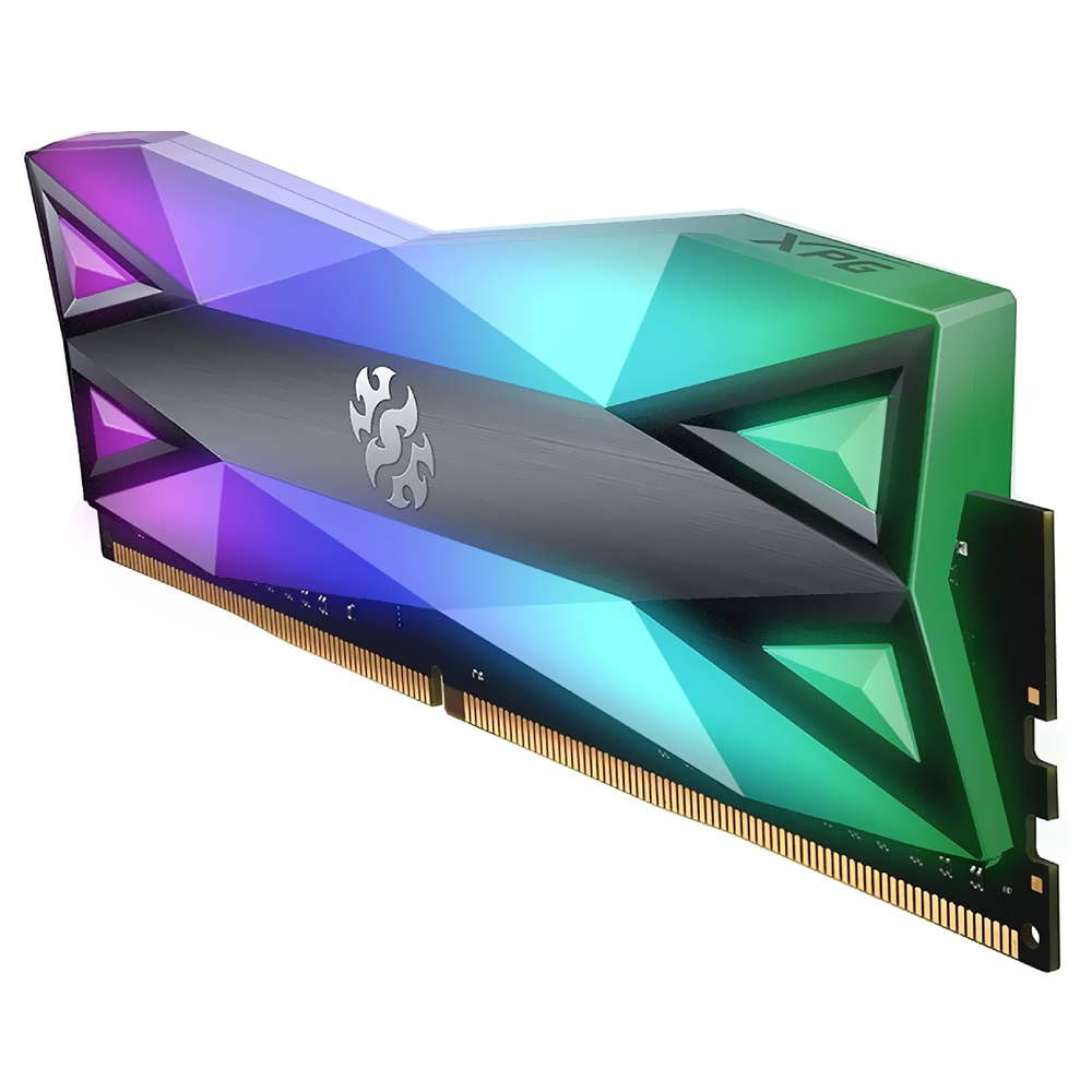 Memória RAM ADATA XPG Spectrix D60G DDR4 16GB 3200MHz RGB - Cinza (AX4U320016G16A-ST60)