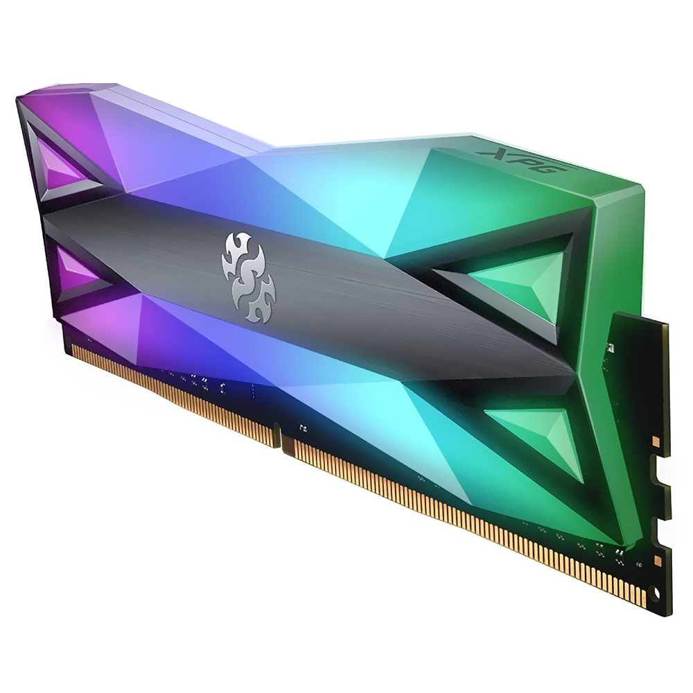 Memória RAM ADATA XPG Spectrix D60G DDR4 8GB 3200MHz RGB - Cinza (AX4U32008G16A-ST60)