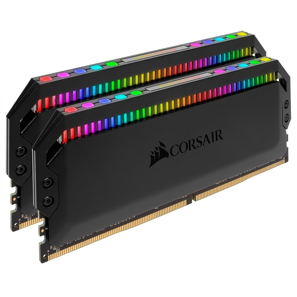 Memória RAM Corsair Dominator Platinum DDR4 32GB (2x16GB) 3600MHz RGB - Preto (CMT32GX4M2C3600C18)