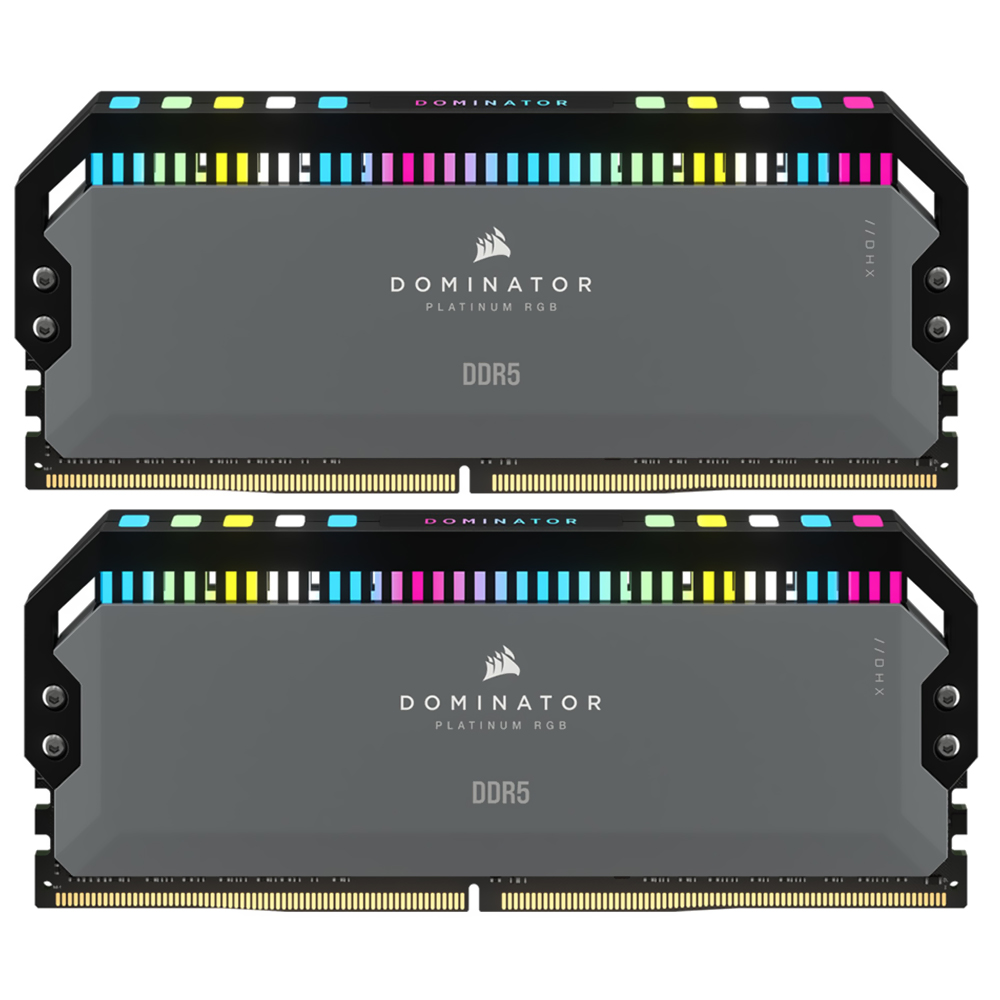Memória RAM Corsair Dominator Platinum DDR5 (2x32GB) 5600Hz RGB - CMT64GX5M2B5600Z40K