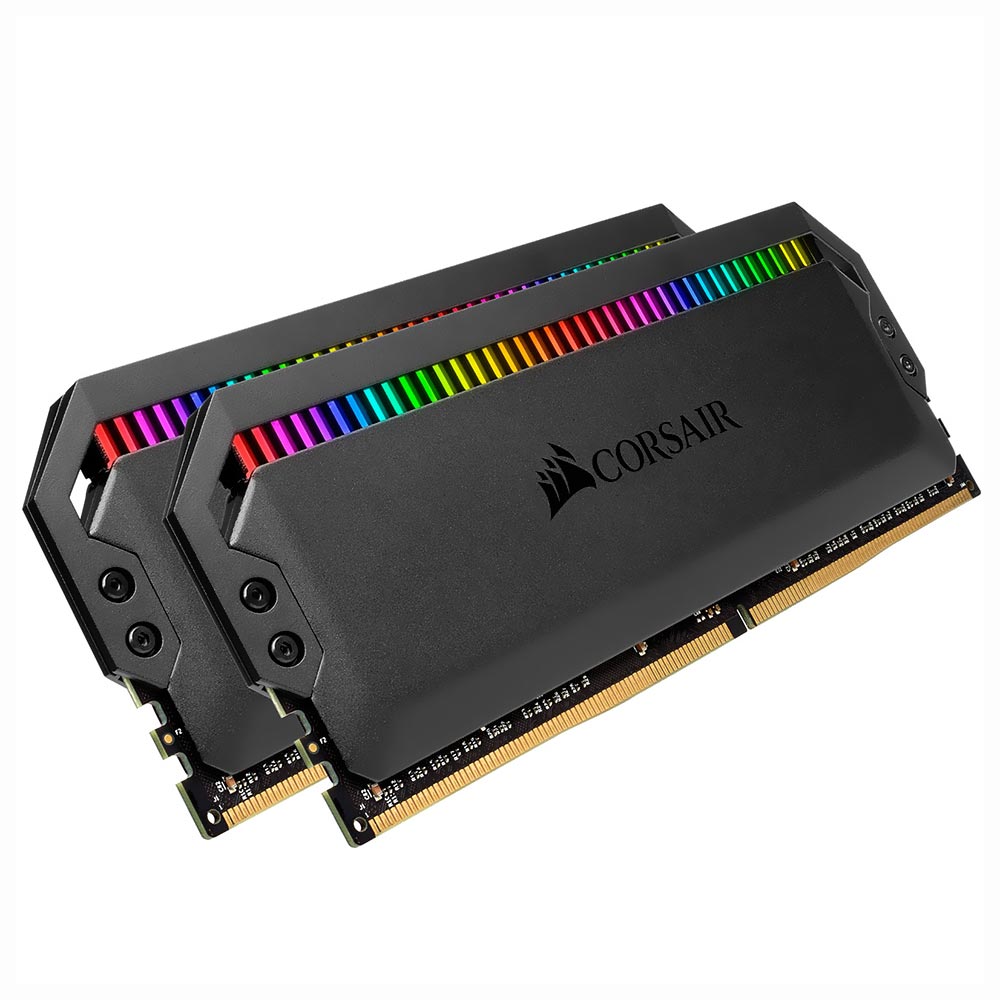 Memória RAM Corsair Dominator Platinum RGB DDR4 64GB (2x32GB) 3200MHz - CMT64GX4M2E3200C16