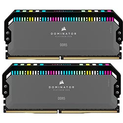 Memória RAM Corsair Dominator Platinum RGB DDR5 32GB (2x16GB) 5600MHz - Cinza (CMT32GX5M2B5600Z36)
