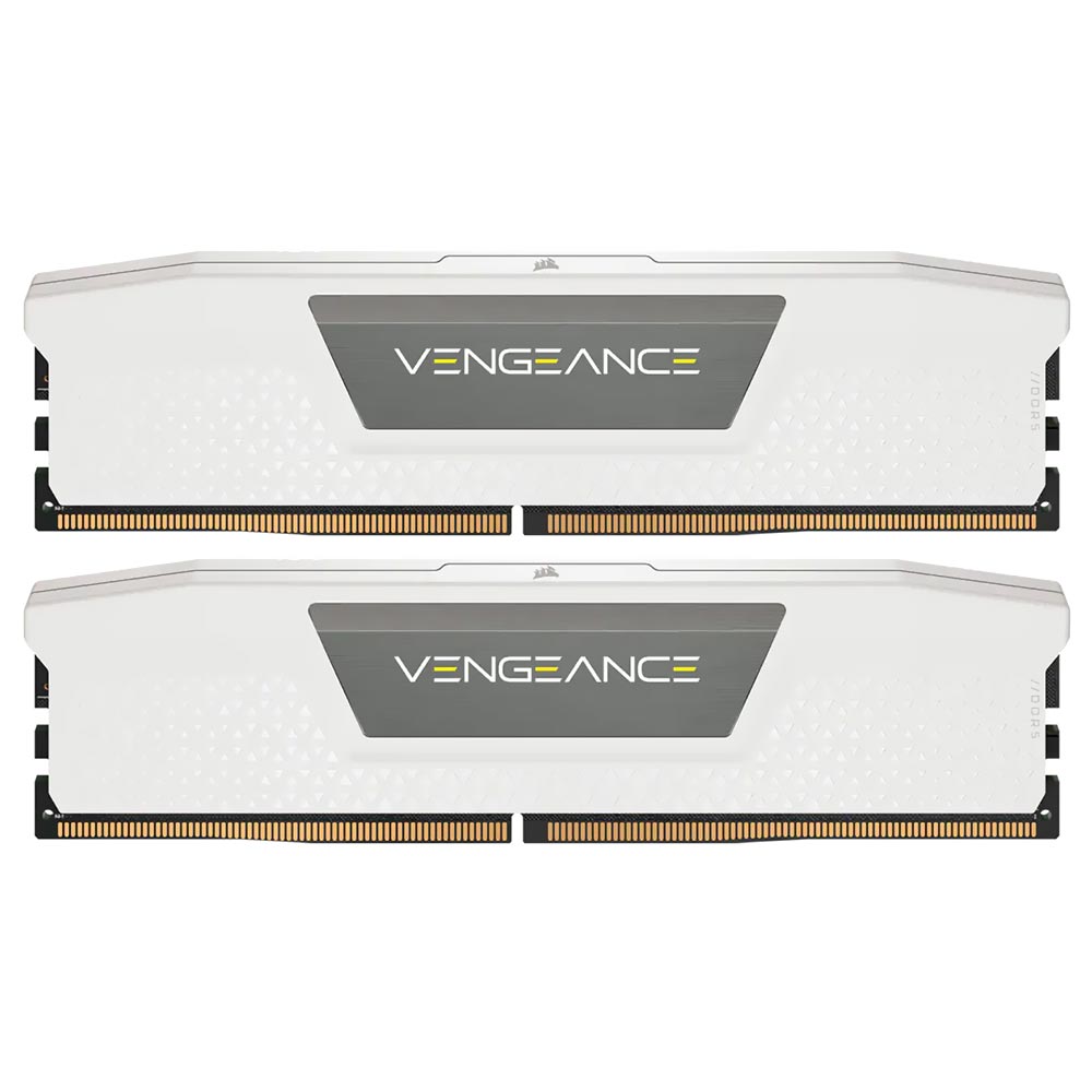 Memória RAM Corsair Vengeance 32GB (2x16GB) 5200MHz - Branco (CMK32GX5M2B5200C40W)