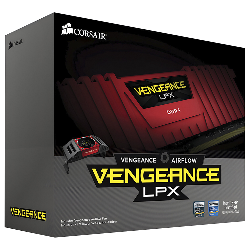 Memória RAM Corsair Vengeance Airflow LPX DDR4 32GB (2x16GB) 4000MHz - Preto (CMK32GX4M2G4000C19)