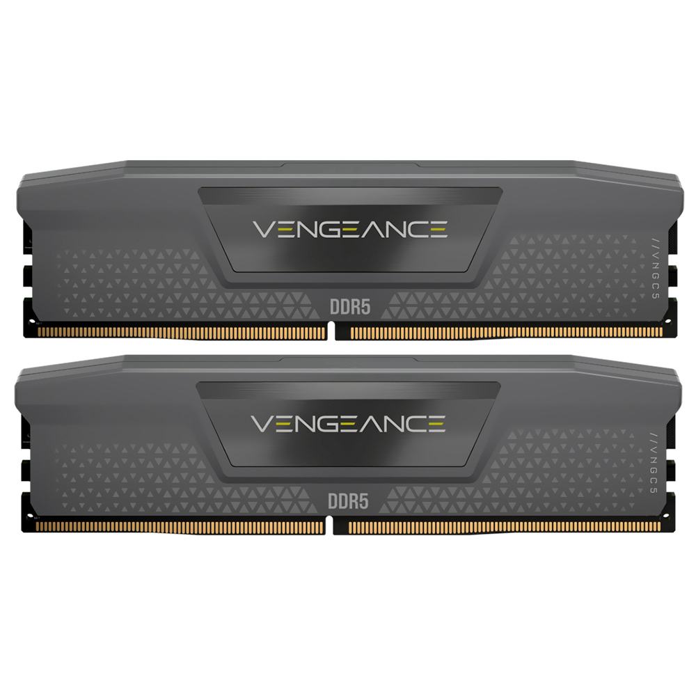 Memória RAM Corsair Vengeance DDR5 32GB (2x16GB) 6000MHz - Preto / Cinza (CMK32GX5M2B6000Z30)