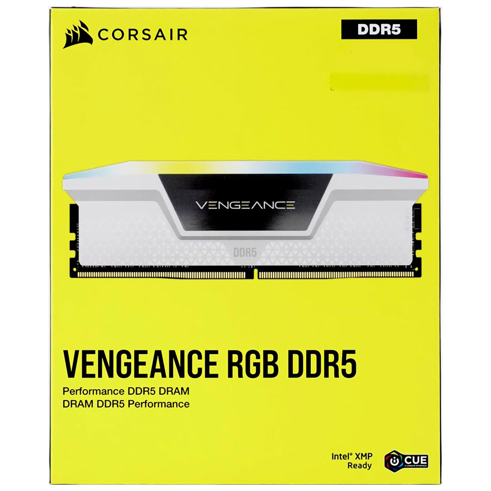 Memória RAM Corsair Vengeance DDR5 32GB (2x16GB) 6000MHz RGB - Branco (CMH32GX5M2B6000C30W)