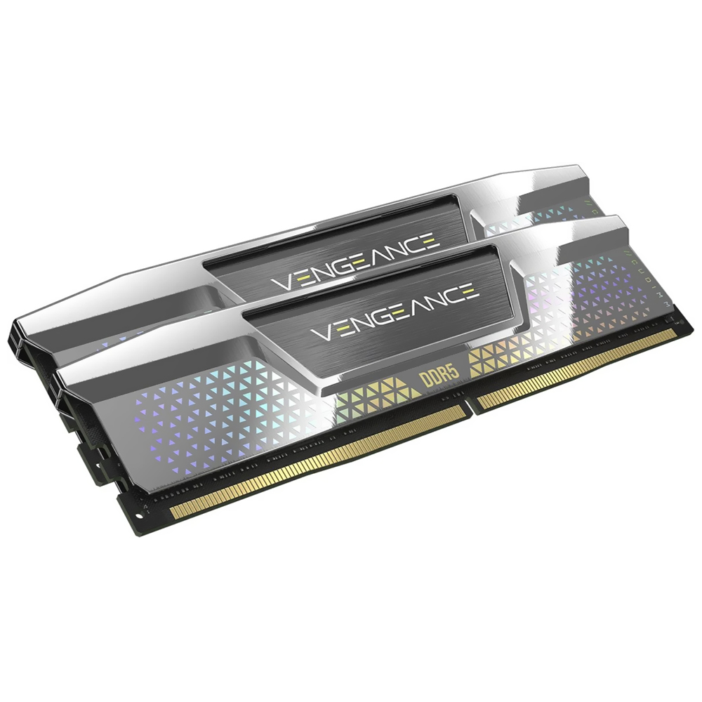 Memória RAM Corsair Vengeance DDR5 48GB (2X24GB) 8000MHz - Prata (CMKC48GX5M2X8000C38)