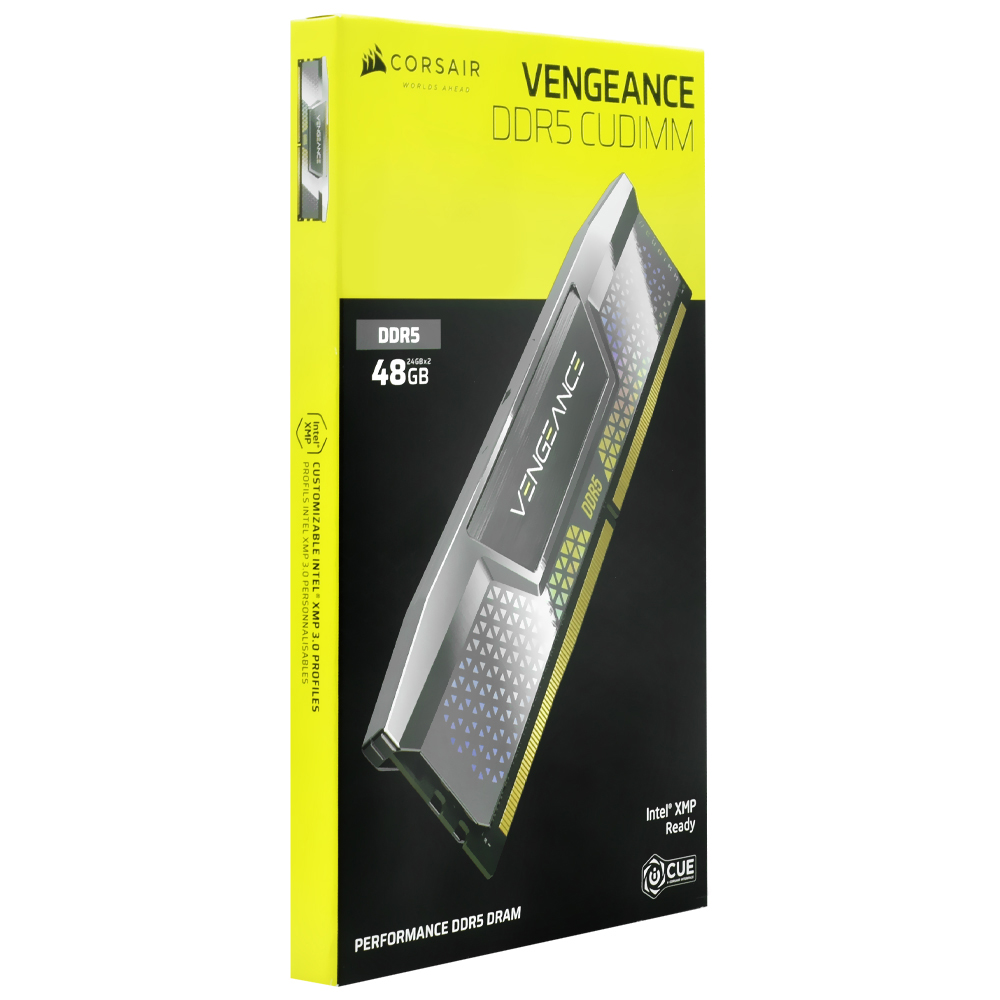 Memória RAM Corsair Vengeance DDR5 48GB (2X24GB) 8000MHz - Prata (CMKC48GX5M2X8000C38)