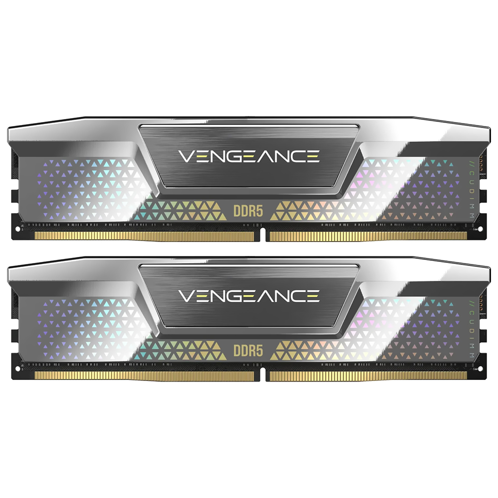 Memória RAM Corsair Vengeance DDR5 48GB (2X24GB) 8000MHz - Prata (CMKC48GX5M2X8000C38)