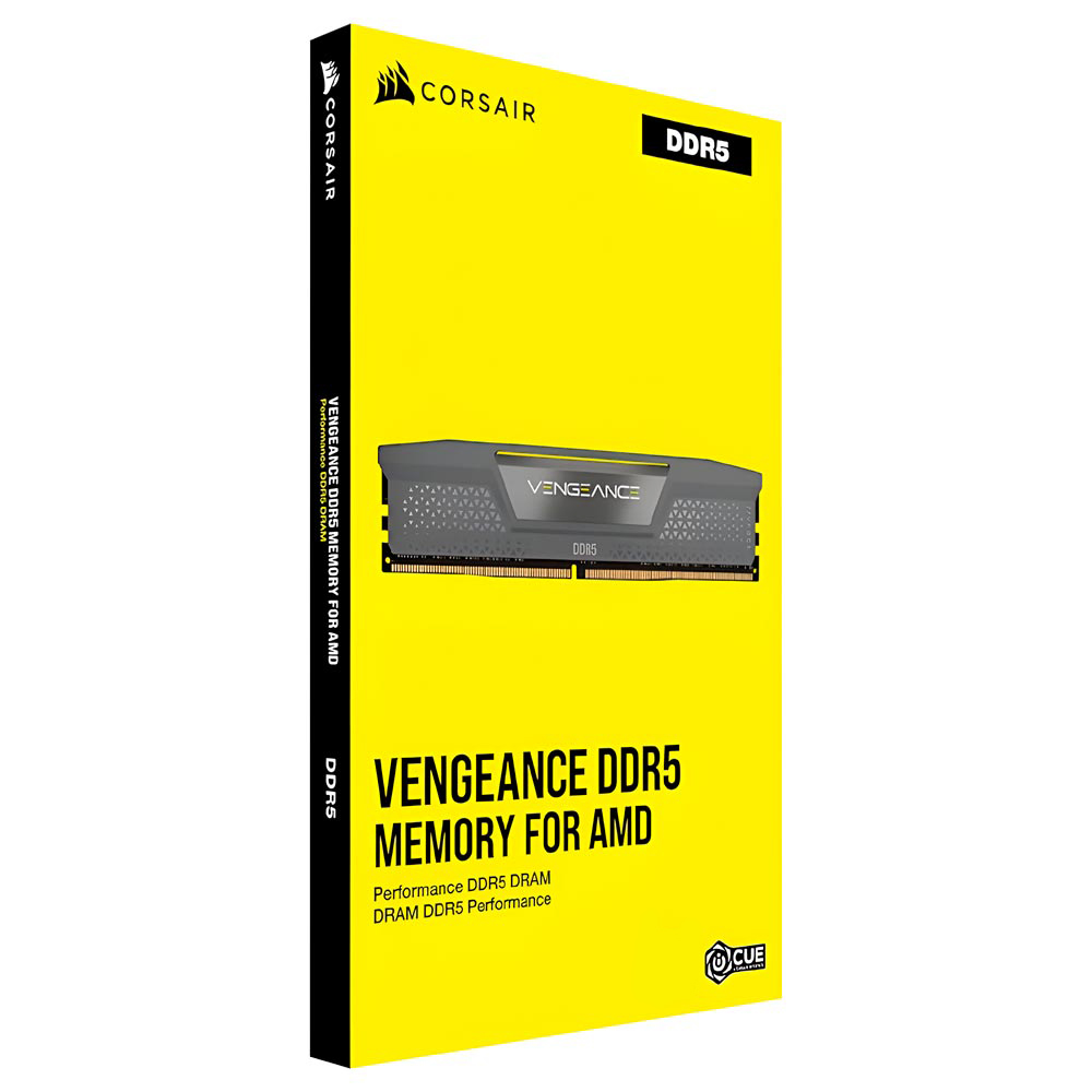 Memória RAM Corsair Vengeance DDR5 64GB (2x32GB) 5200MHz - Cinza (CMK64GX5M2B5200Z40)