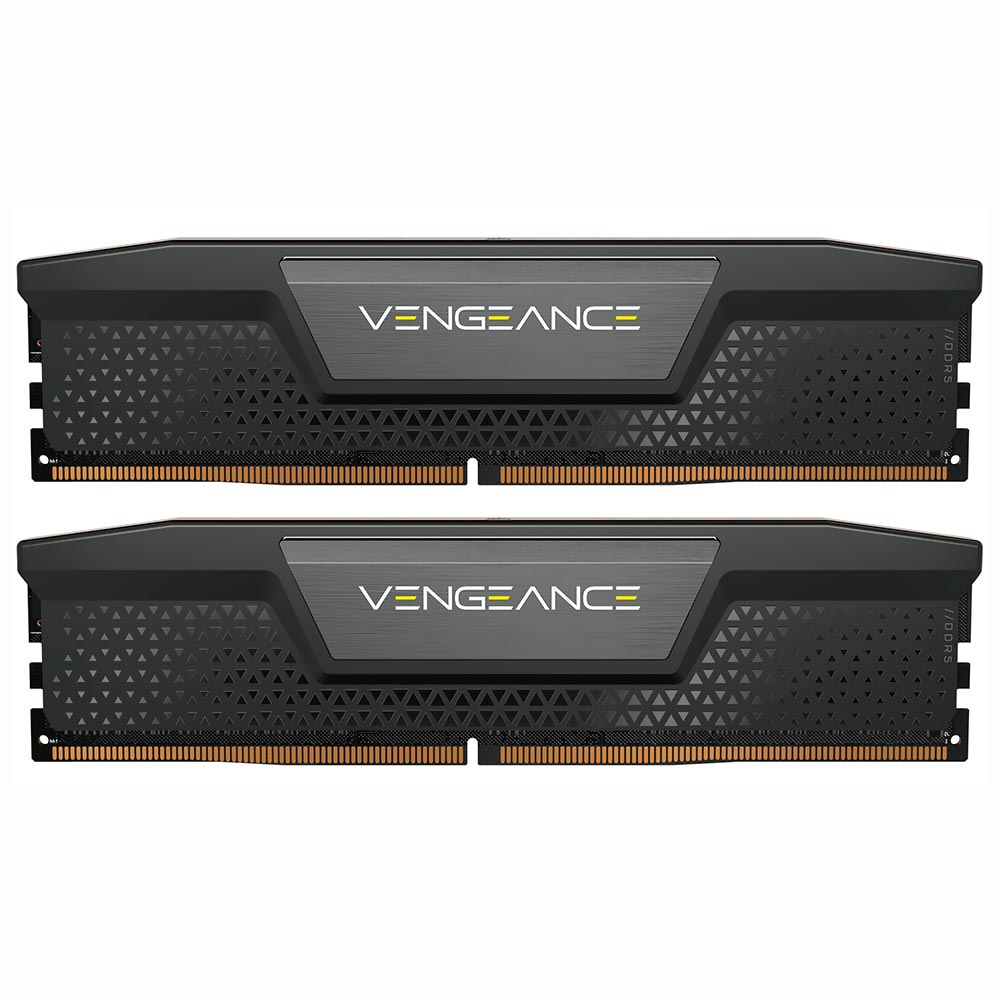 Memória RAM Corsair Vengeance DDR5 64GB (2x32GB) 5600MHz - Preto / Cinza (CMK64GX5M2B5600C40)