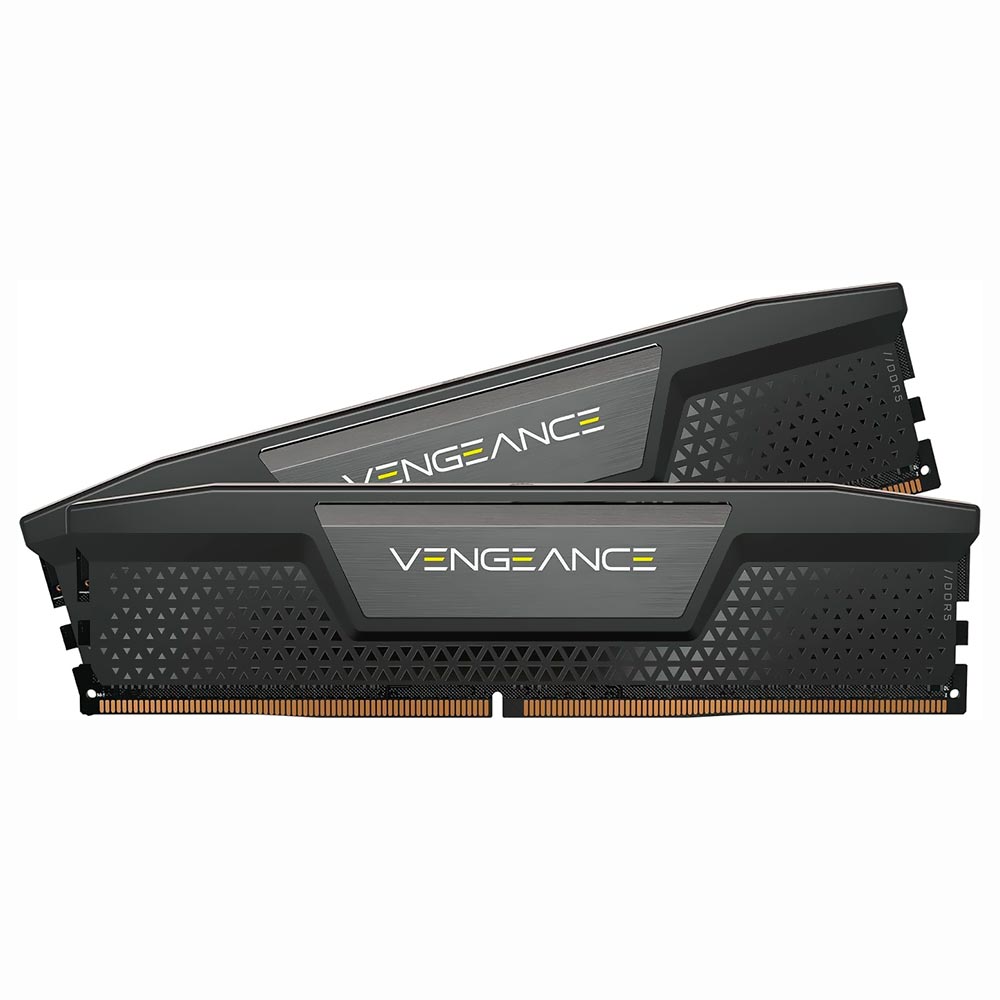 Memória RAM Corsair Vengeance DDR5 64GB (2x32GB) 5600MHz - Preto / Cinza (CMK64GX5M2B5600C40)