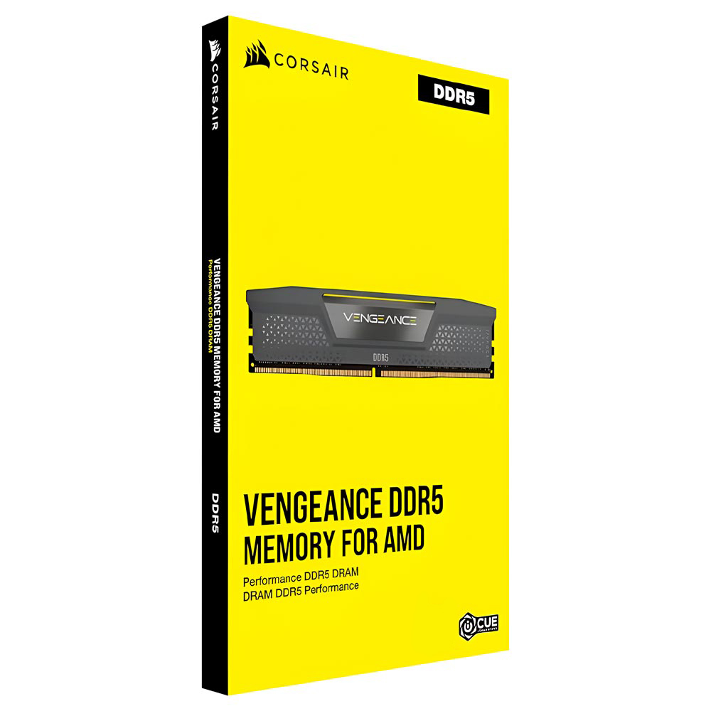 Memória RAM Corsair Vengeance DDR5 64GB (2x32GB) 6000MHz - Preto (CMK64GX5M2B6000Z40)