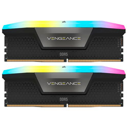 Memória RAM Corsair Vengeance DDR5 96GB (2x48GB) 7000MHz RGB - Preto (CMH96GX5M2B7000C40)