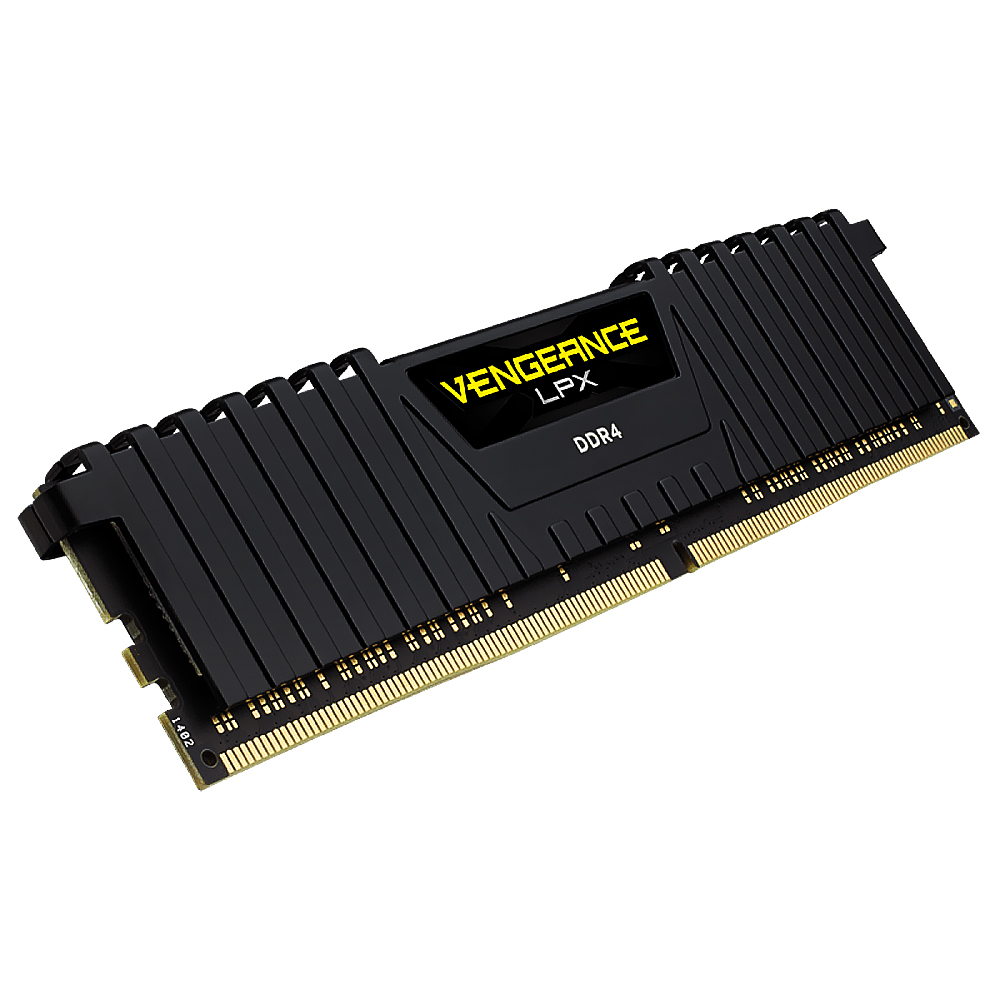 Memória RAM Corsair Vengeance LPX DDR4 16GB 2400MHz - Preto (CMK16GX4M1A2400C16) 