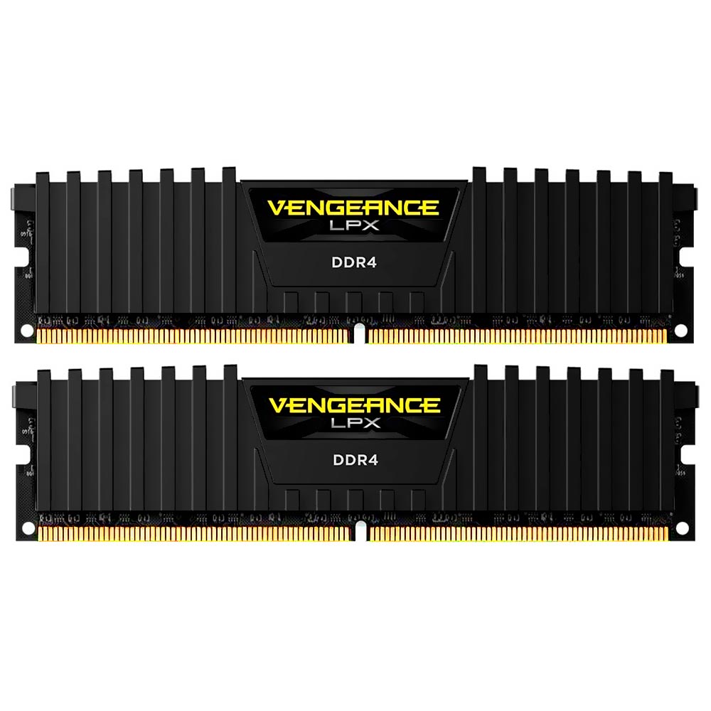 Memória RAM Corsair Vengeance LPX DDR4 16GB (2x8GB) 2400MHz - Preto (CMK16GX4M2A2400C16)