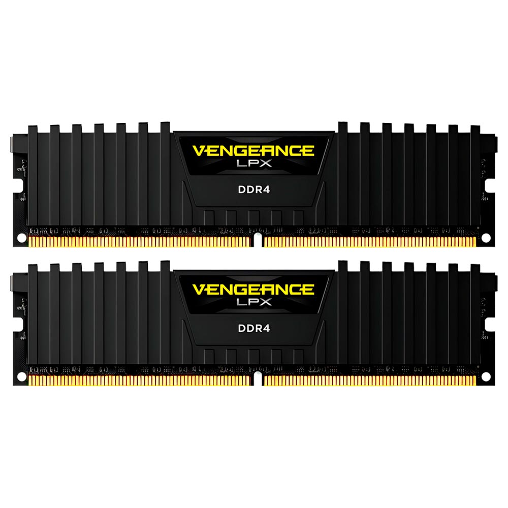 Memória RAM Corsair Vengeance LPX DDR4 16GB (2x8GB) 3200MHz - Preto (CMK16GX4M2E3200C16)