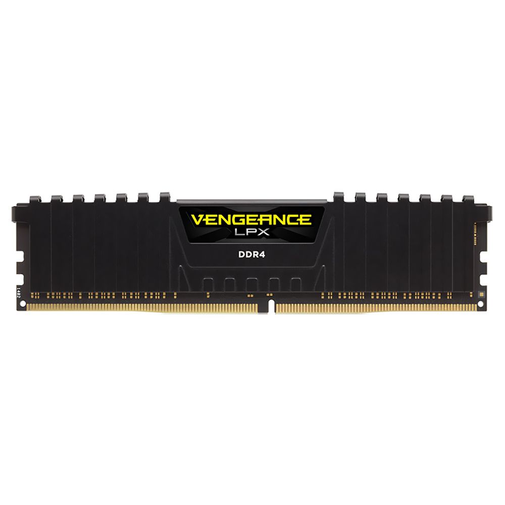 Memória RAM Corsair Vengeance LPX DDR4 16GB 3200MHz - Preto (CMK16GX4M1E3200C16)