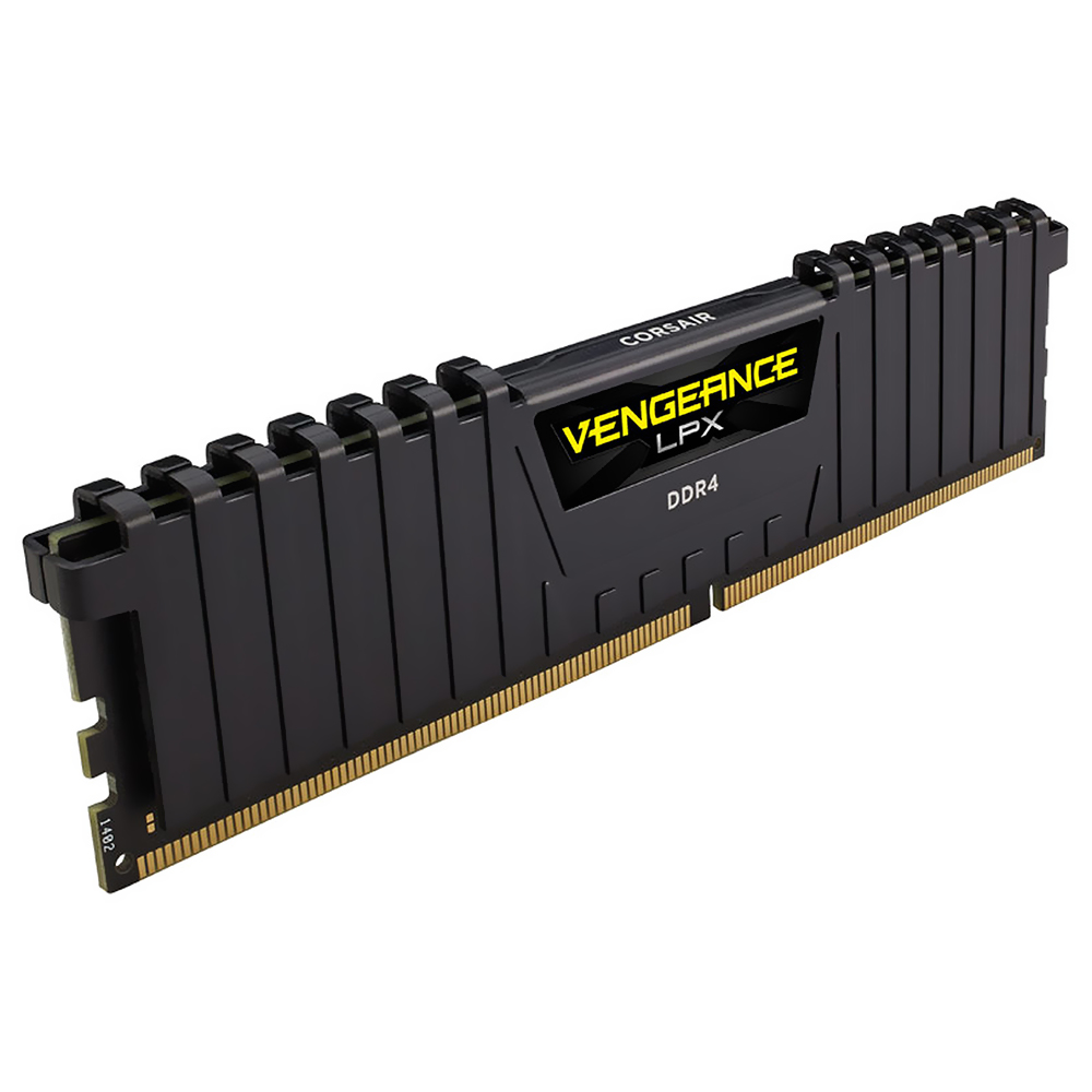 Memória RAM Corsair Vengeance LPX DDR4 16GB 3200MHz - Preto (CMK16GX4M1E3200C16)