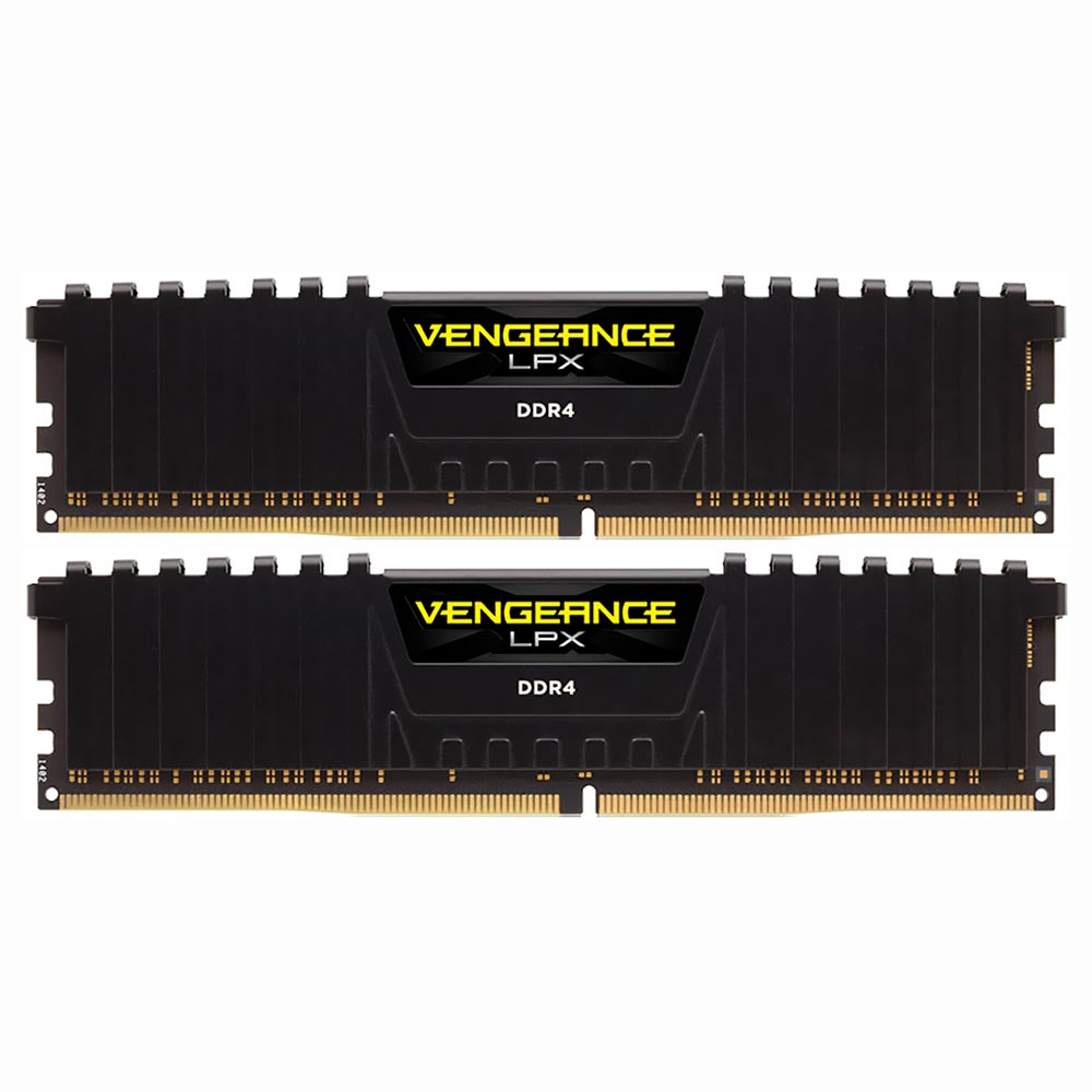 Memória RAM Corsair Vengeance LPX DDR4 32GB (2x16GB) 3200MHz - Preto (CMK32GX4M2E3200C16)