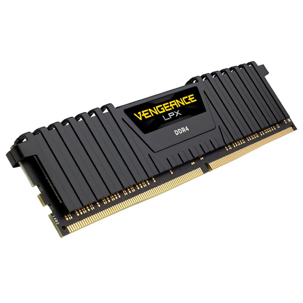 Memória RAM Corsair Vengeance LPX DDR4 8GB 3200MHz - Preto (CMK8GX4M1Z3200C16) 