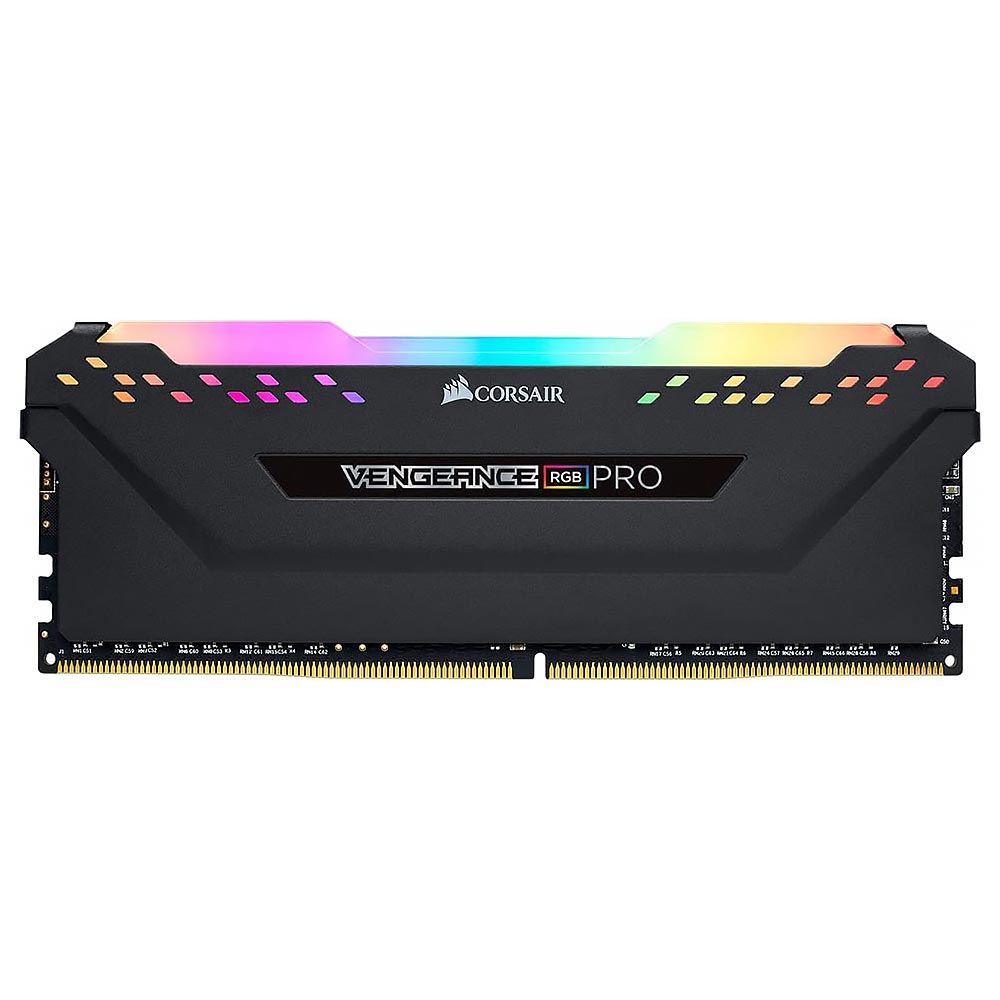 Memória RAM Corsair Vengeance RGB Pro DDR4 16GB 3600MHz - Preto (CMW16GX4M1Z3600C18) 