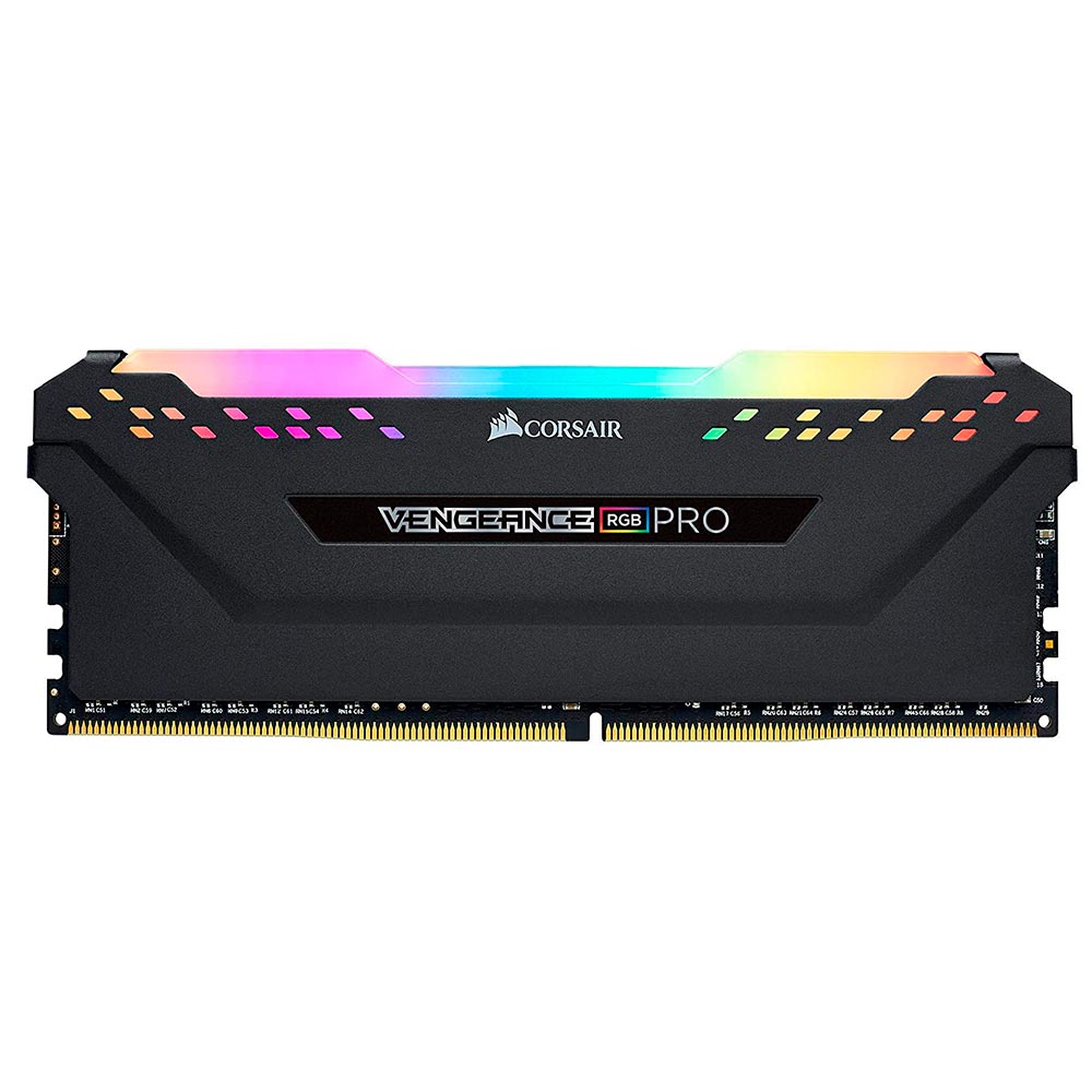 Memória RAM Corsair Vengeance RGB Pro DDR4 8GB 3200MHz - Preto (CMW8GX4M1E3200C16)