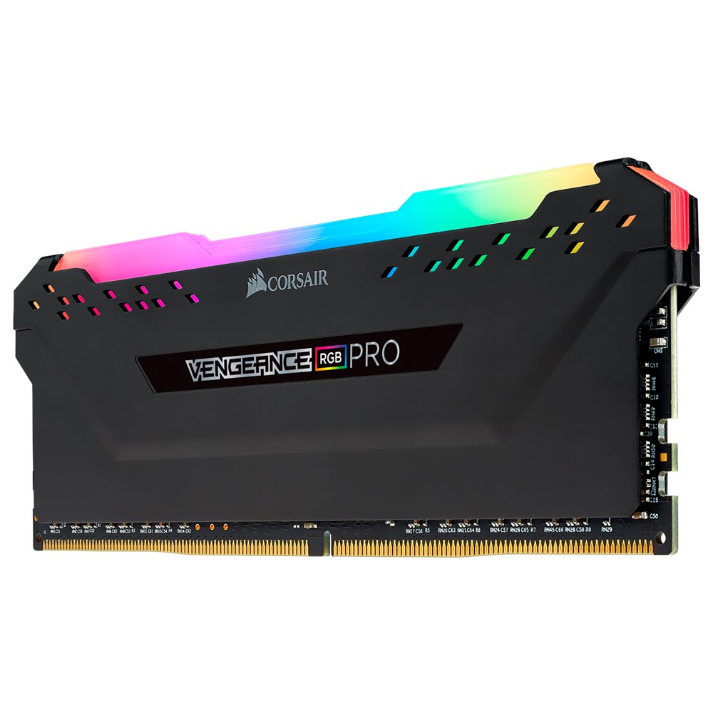 Memória RAM Corsair Vengeance RGB Pro DDR4 8GB 3200MHz - Preto (CMW8GX4M1E3200C16)