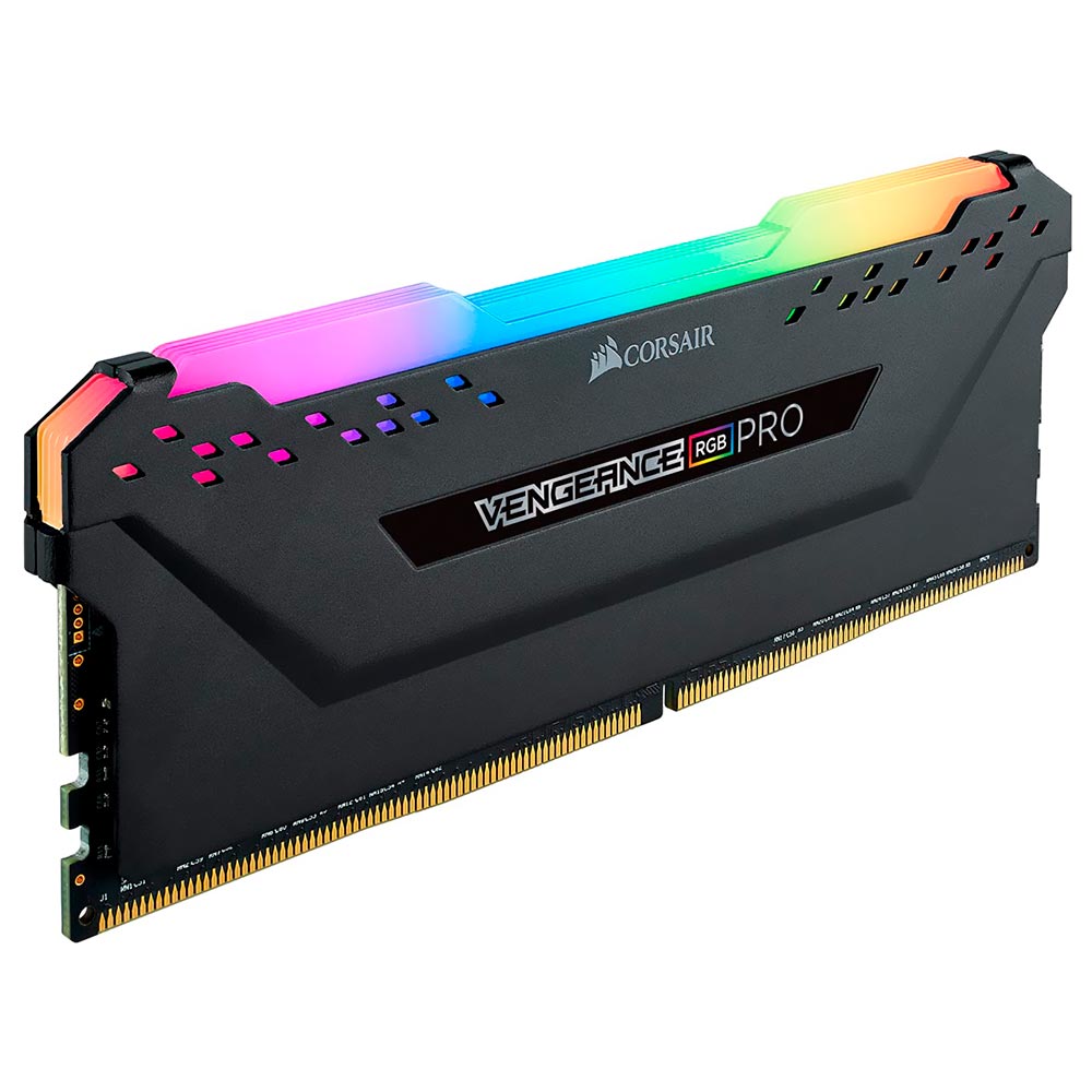 Memória RAM Corsair Vengeance RGB Pro DDR4 8GB 3200MHz - Preto (CMW8GX4M1Z3200C16)