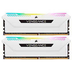 Memória RAM Corsair Vengeance RGB Pro SL DDR4 32GB (2x16GB) 3200MHz - Branco (CMH32GX4M2E3200C16W)