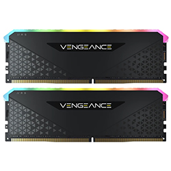 Memória RAM Corsair Vengeance RGB RS DDR4 16GB (2x8GB) 3200MHz - Preto (CMG16GX4M2E3200C16)