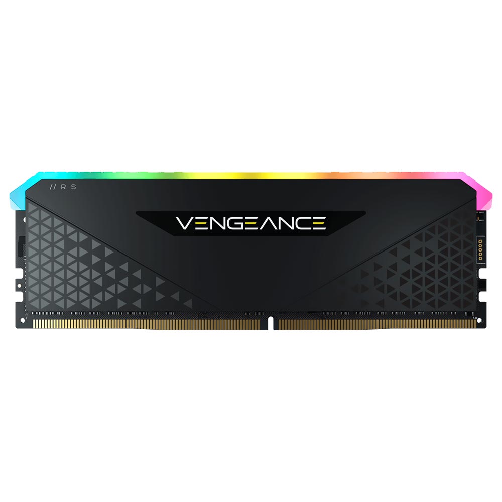 Memória RAM Corsair Vengeance RGB RS DDR4 8GB 3200MHz - Preto (CMG8GX4M1E3200C16)
