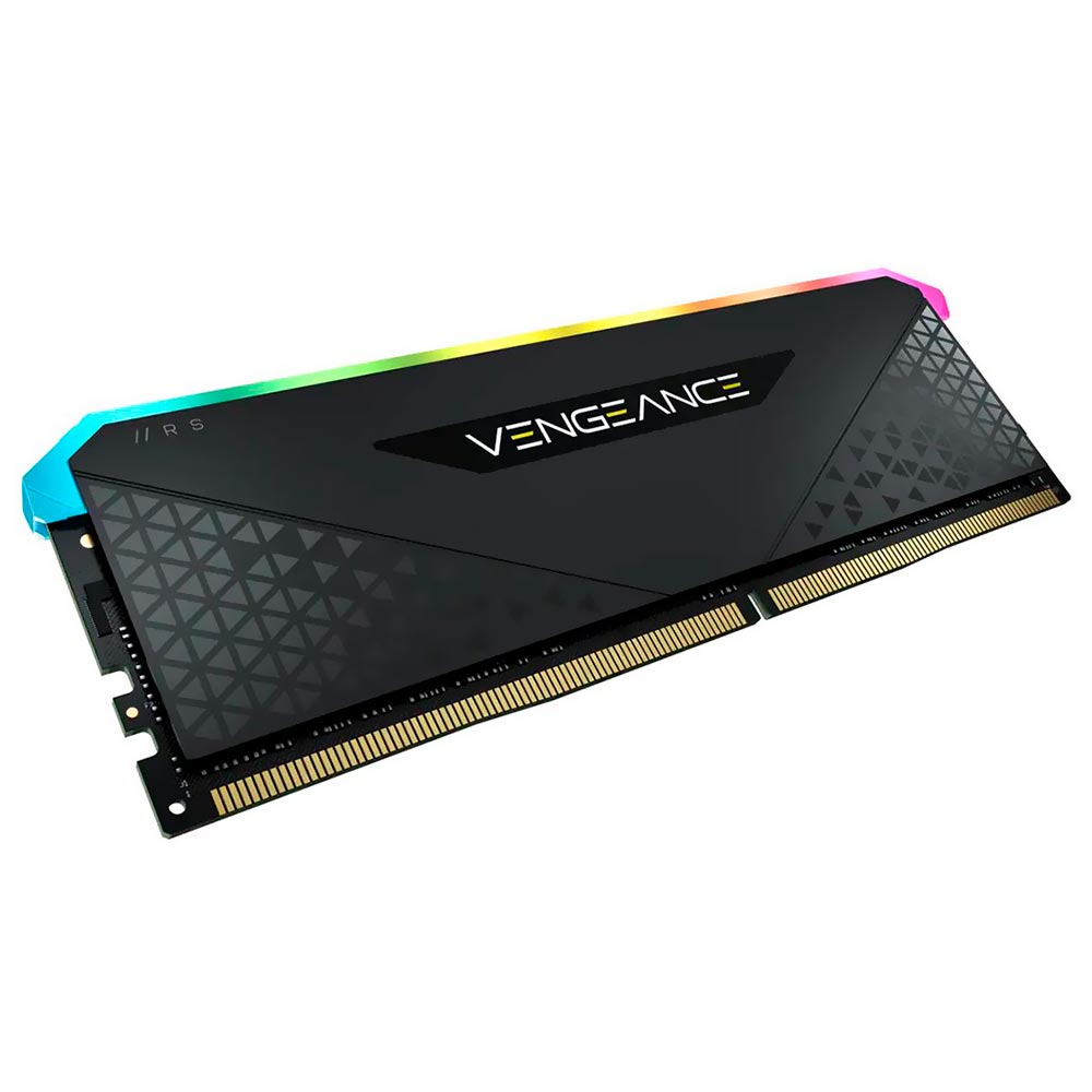 Memória RAM Corsair Vengeance RGB RS DDR4 8GB 3600MHz - Preto (CMG8GX4M1D3600C18)

