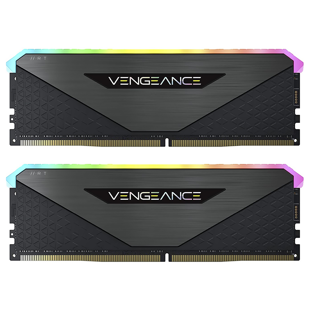 Memória RAM Corsair Vengeance RGB RT DDR4 32GB (2x16GB) 4000MHz - Preto (CMN32GX4M2Z4000C18)