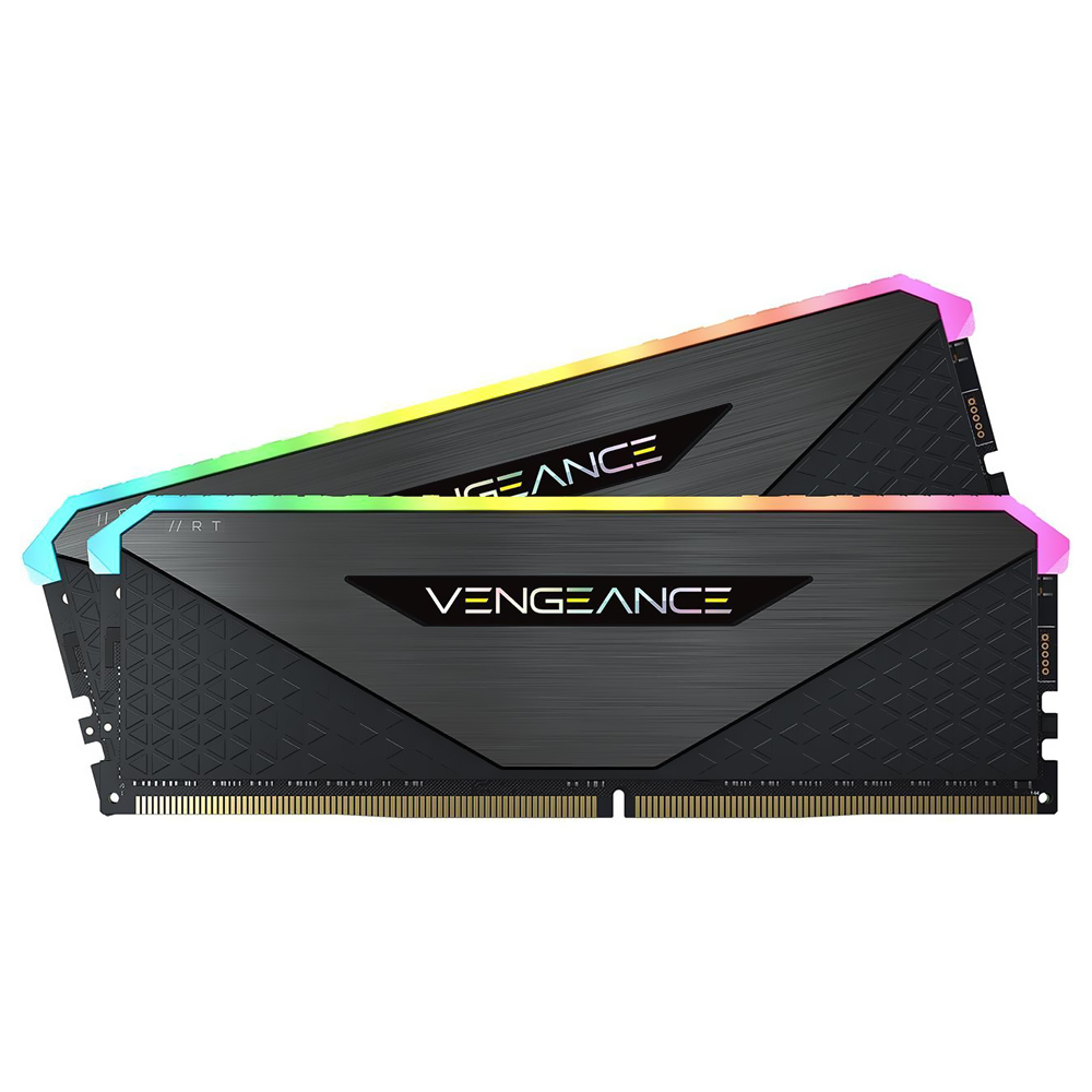 Memória RAM Corsair Vengeance RGB RT DDR4 32GB (2x16GB) 4000MHz - Preto (CMN32GX4M2Z4000C18)