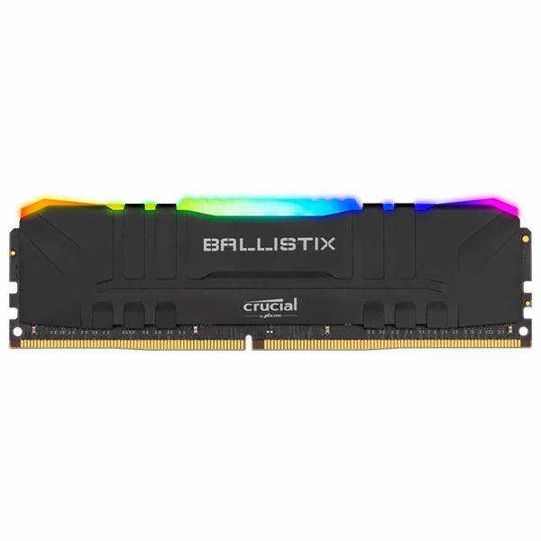 Memória RAM Crucial Ballistix DDR4 8GB 3200MHz RGB - Preto (BL8G32C16U4BL)