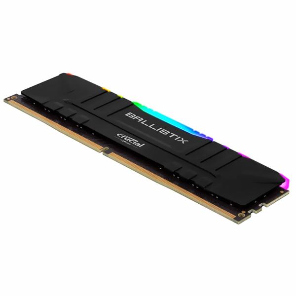 Memória RAM Crucial Ballistix DDR4 8GB 3200MHz RGB - Preto (BL8G32C16U4BL)