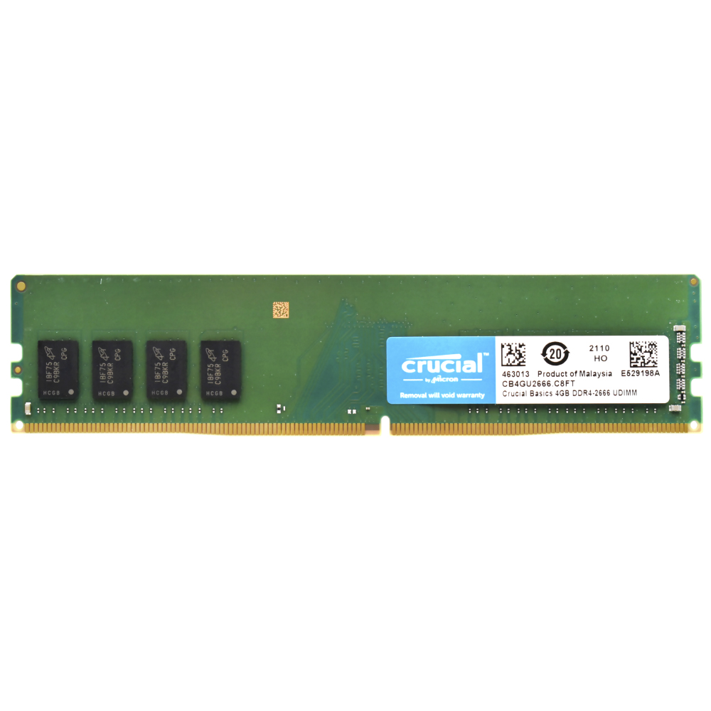 Memória RAM Crucial DDR4 4GB 2666MHz - CB4GU2666