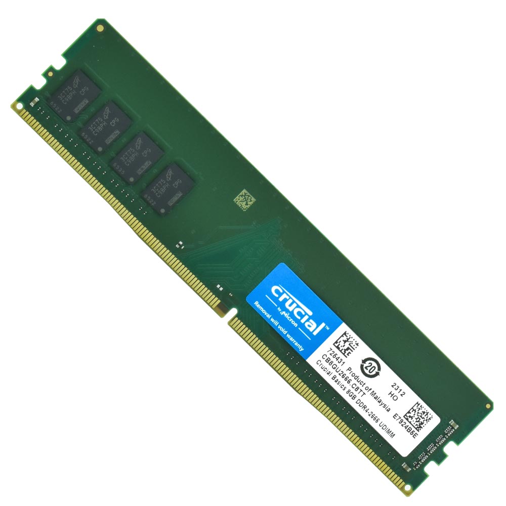 Memória RAM Crucial DDR4 8GB 2666MHz - CB8GU2666