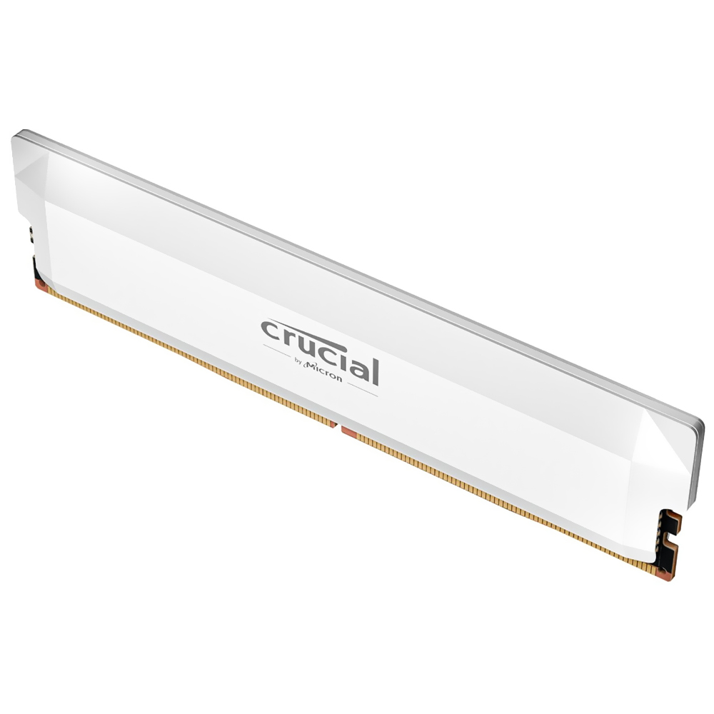 Memória RAM Crucial Pro Series DDR5 16GB 6400MHz - Branco (CP16G64C38U5W)