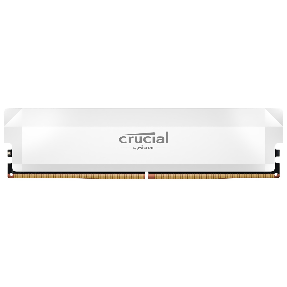 Memória RAM Crucial Pro Series DDR5 16GB 6400MHz - Branco (CP16G64C38U5W)