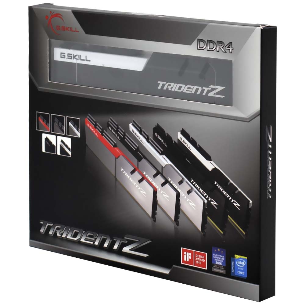 Memória RAM G.Skill Tridentz DDR4 16GB (2x8GB) 3200MHz - Preto (F4-3200C16D-16GTZKW)