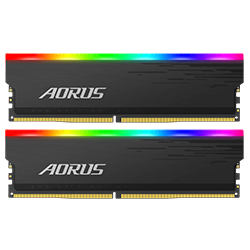 Memória RAM Gigabyte AORUS DDR4 16GB (2X8GB) 3733MHz RGB - GP-ARS16G37D