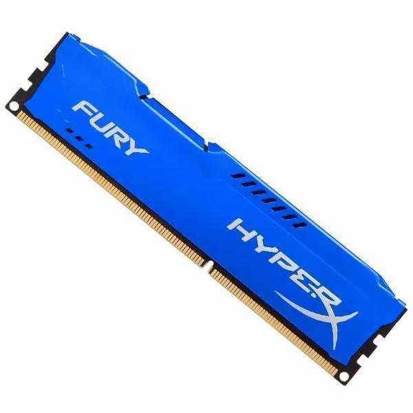 Memória RAM Hyperx Fury DDR3 4GB 1600MHz - Azul